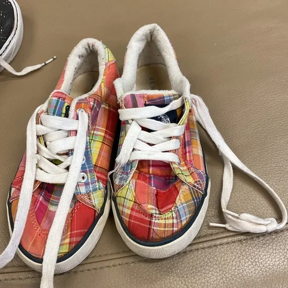 Vans Womens 8 and US PoloAssn 7 Vintage Sneakers- 2 pairs included - Picture 10 of 13